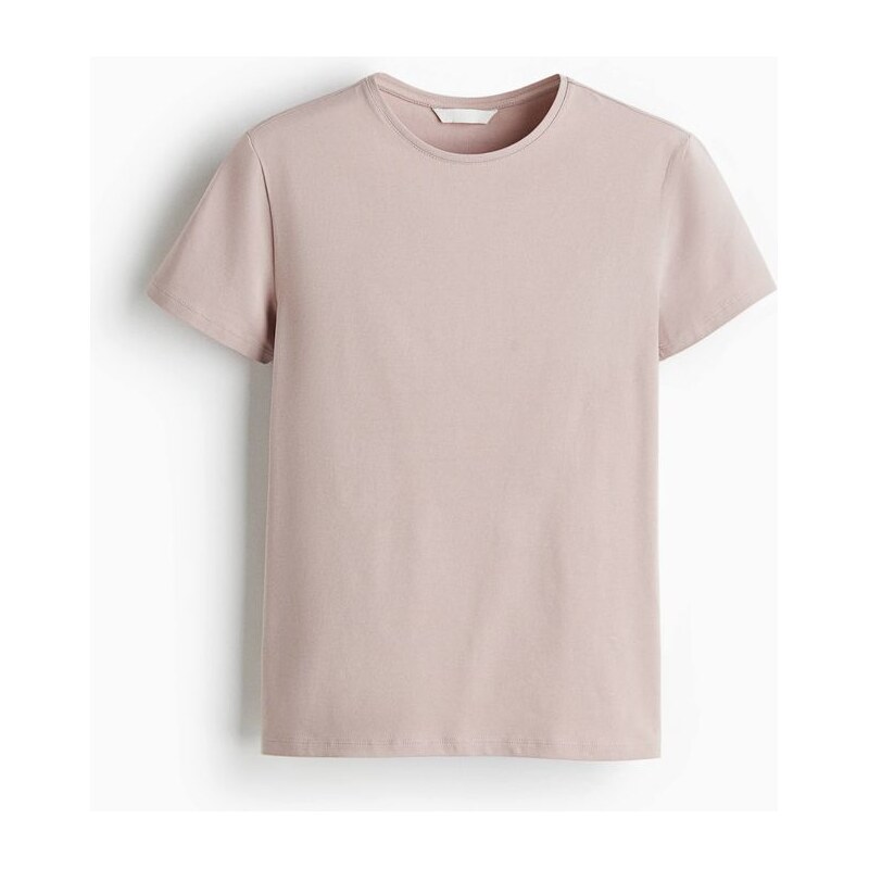 H&M - Přiléhavé tričko - hnědá 108137547
