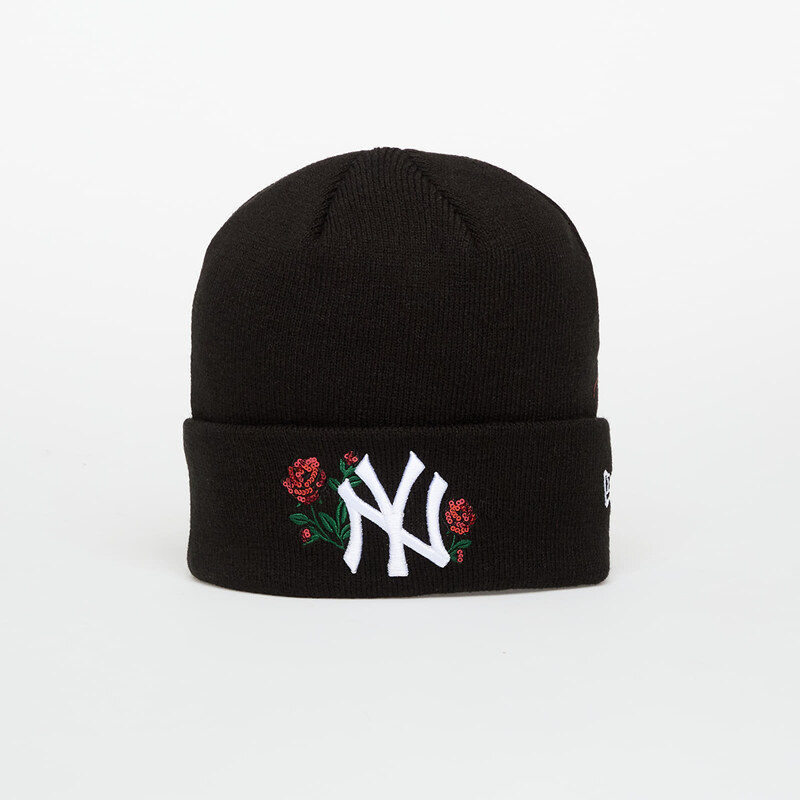 Čepice New Era Knit Medium Wmns MLB Sequin Rose New York Yankees