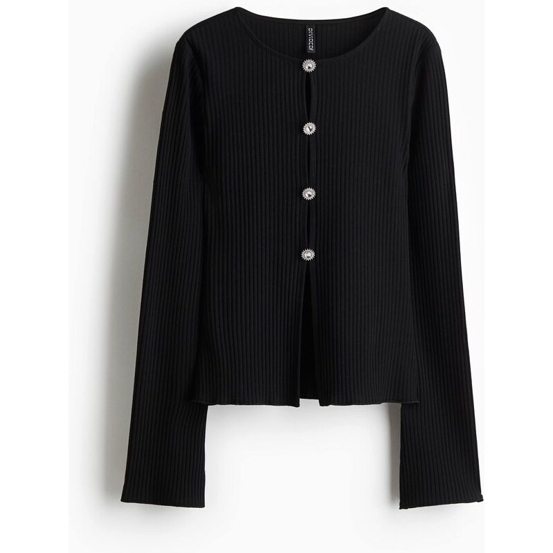H&M - Propínací top - Černá