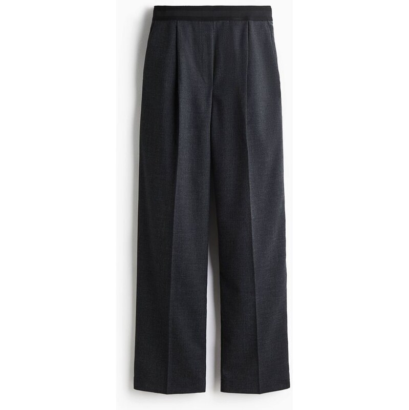 H&M - Kalhotys puky - Tmavě Šedý Melír