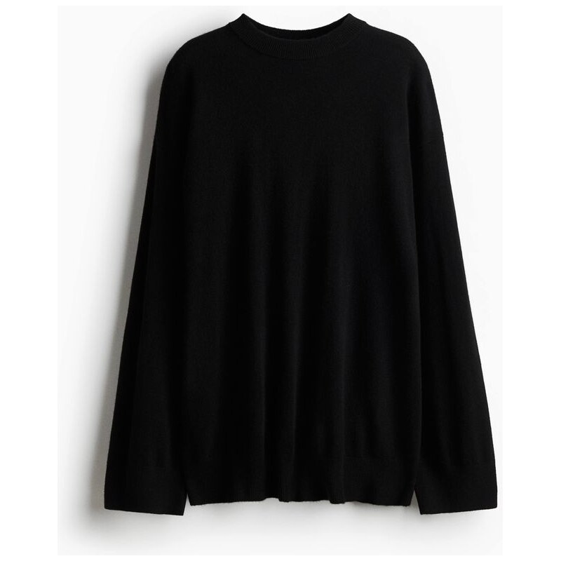 H&M - Oversized kašmírový svetr - černá 108510209