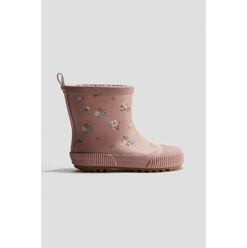 H&M - Gumákys flísovou podšívkou - růžová 108529665