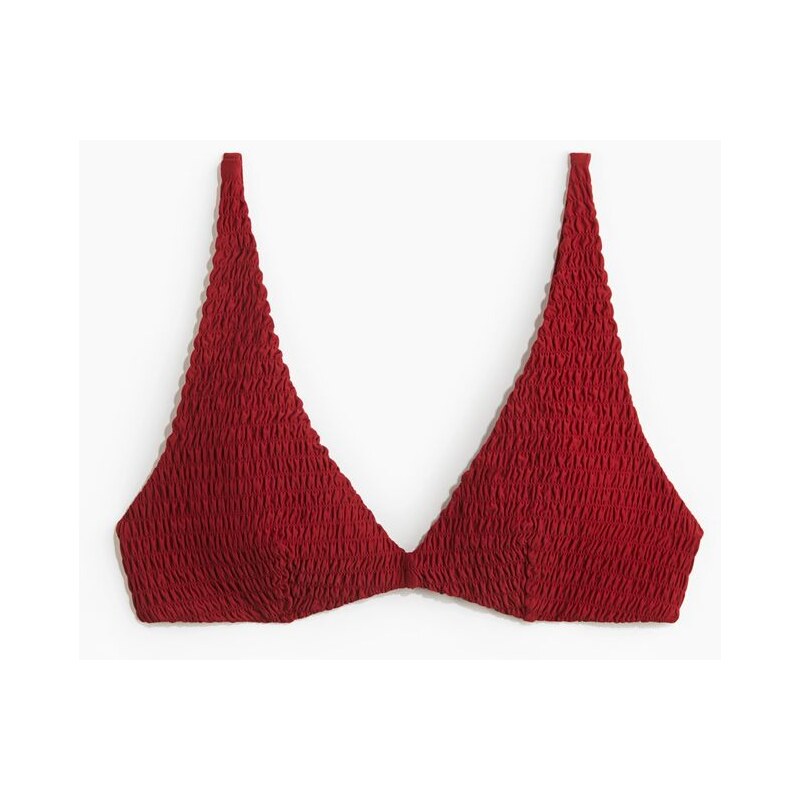 H&M - Trojúhelníková bikinová podprsenkas žabkováním - Tmavě