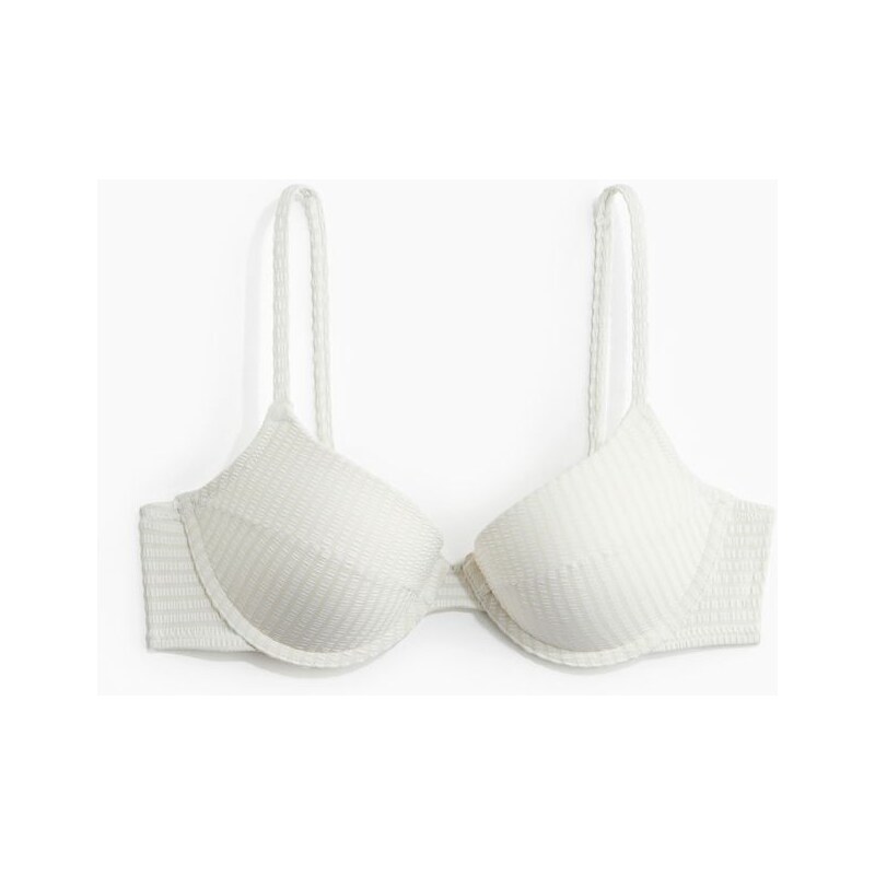 H&M - Bikinová podprsenka push-up - Bílá