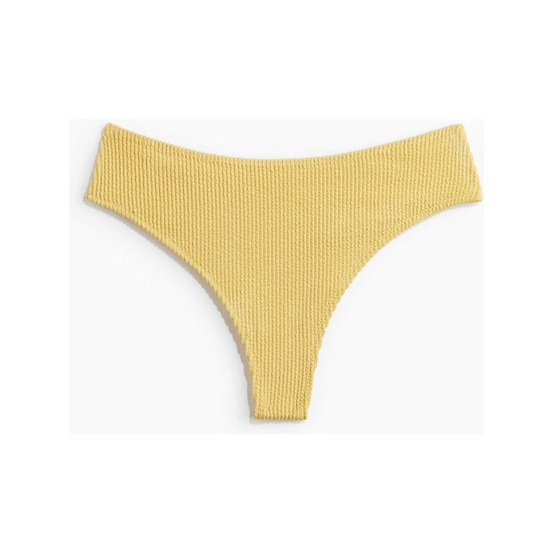 H&M - Bikinové kalhotky brazilian - Žlutá