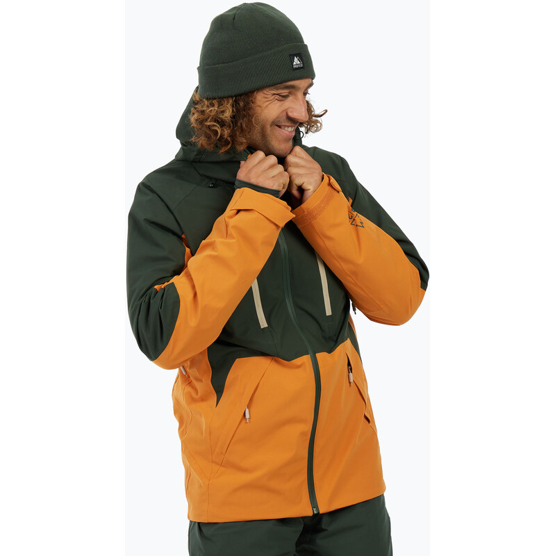 Pánská snowboardová bunda Protest PRTZoot caramel yellow