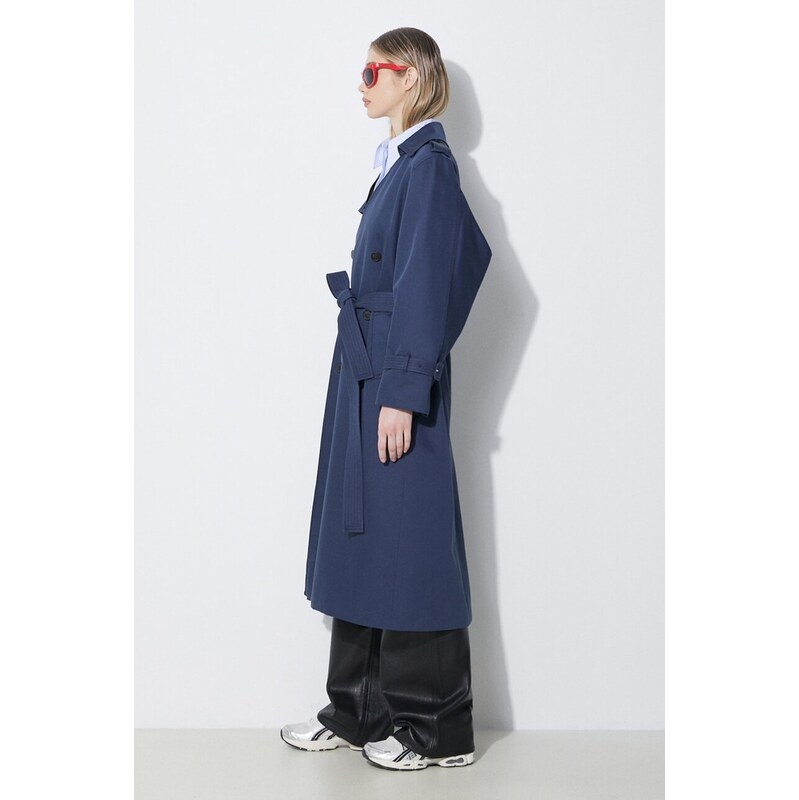 Kenzo Trench kabát Kenzo Solid Elongated Kimono Trench
