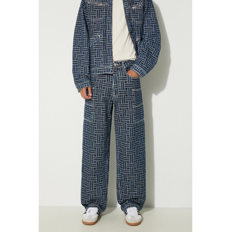 Kenzo Džíny Kenzo Cargo Monkey Fit Jeans Weave