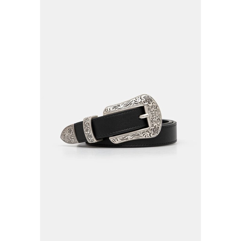 Kožený pásek Kenzo 20 mm Western Belt 109026532