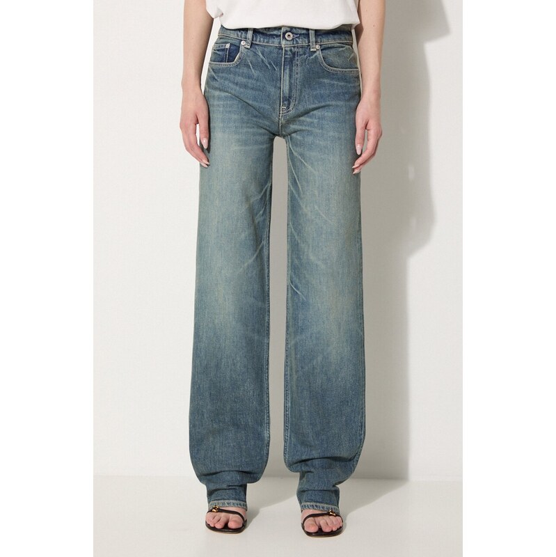 Džíny Kenzo Asagao Regular Waist Fit Jeans 109026520