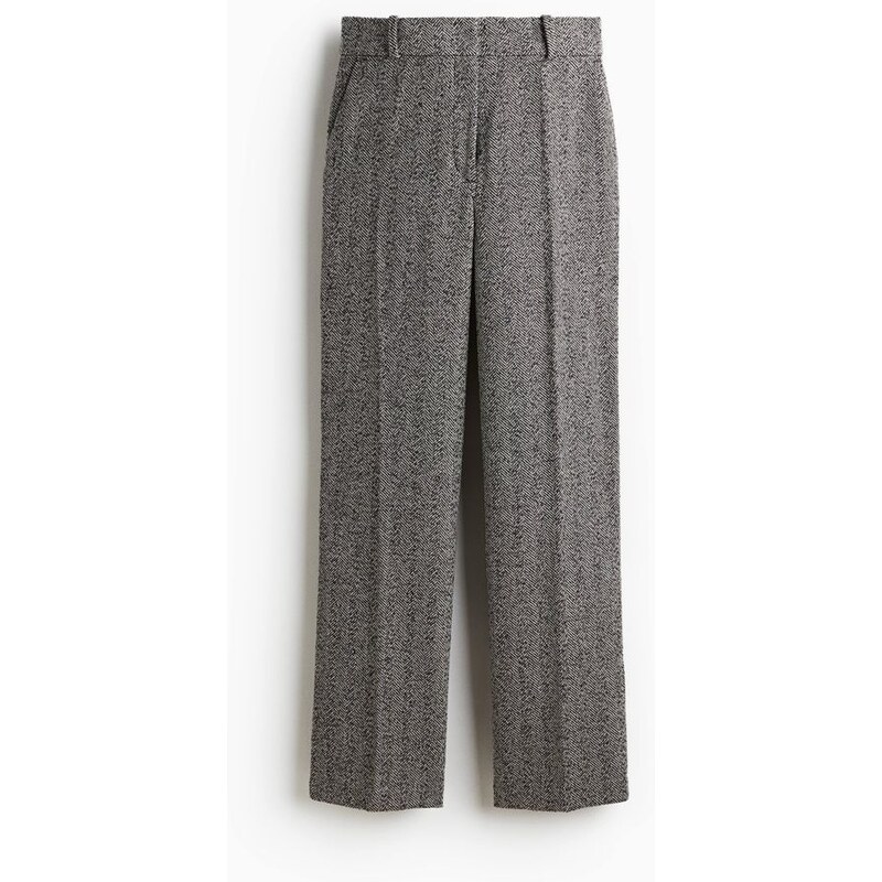 H&M - Elegantní kalhoty - šedá 109034792