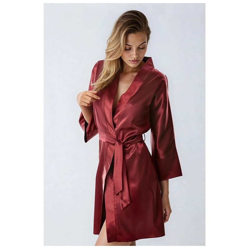 Kalimo Elegantní župan Panama vínový 99837161