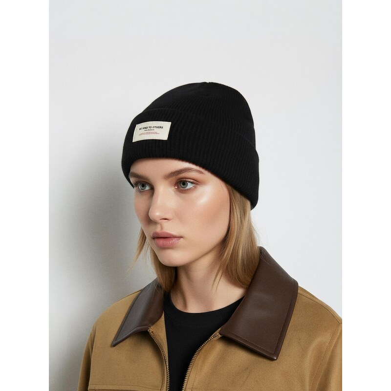 Sinsay - Čepice beanie - černá