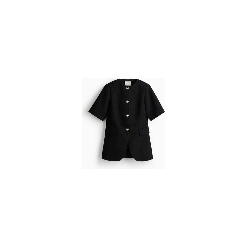 H&M - Sako z buklé - Černá