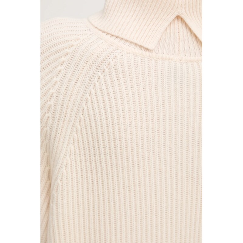 Vlněné šaty BOSS Foclore