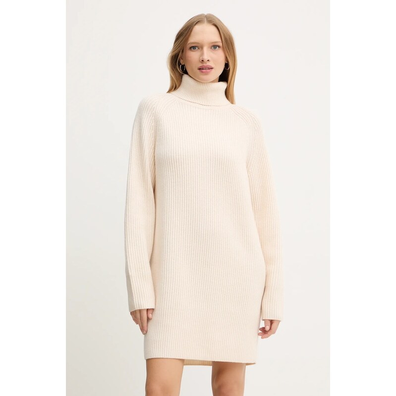 Vlněné šaty BOSS Foclore