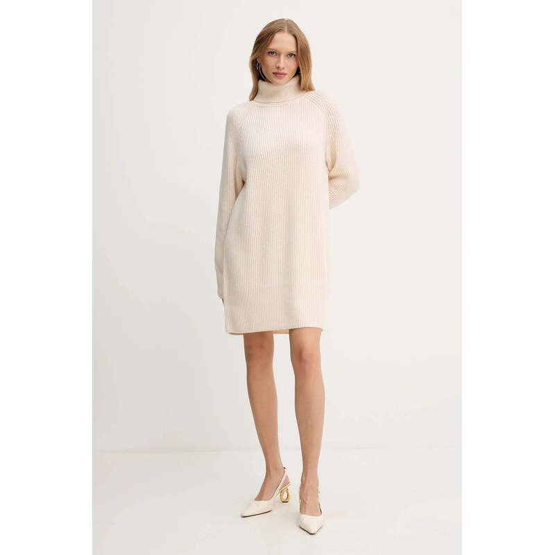 Vlněné šaty BOSS Foclore