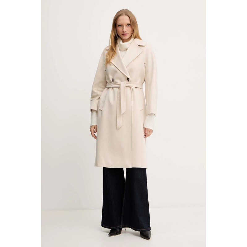 Weekend Max Mara Vlněný kabát Weekend Max Mara RESINA