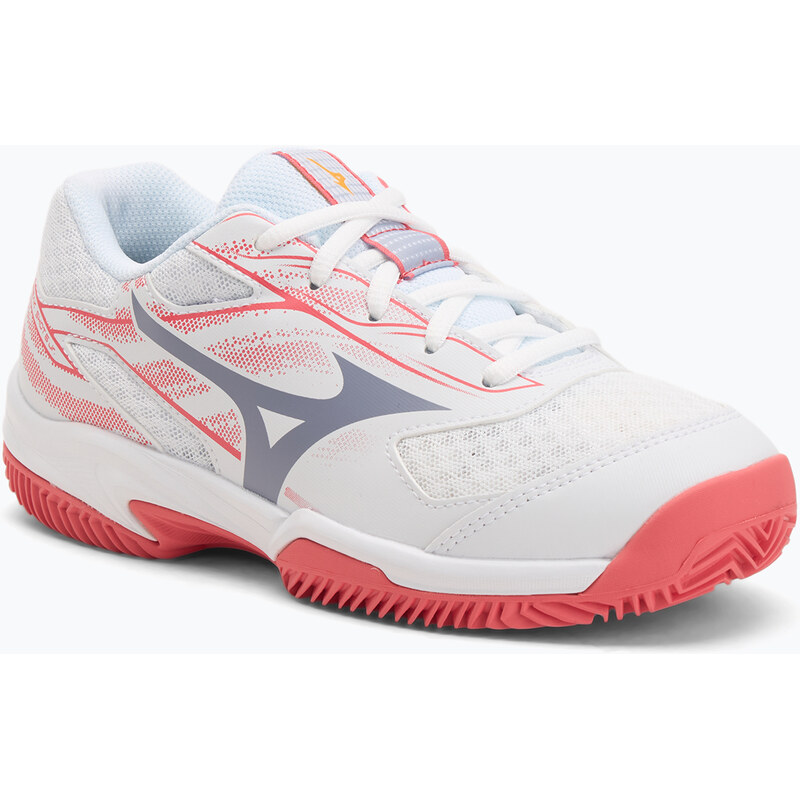Dětské tenisové boty Mizuno Break Shot 5 Jr CC white/blue