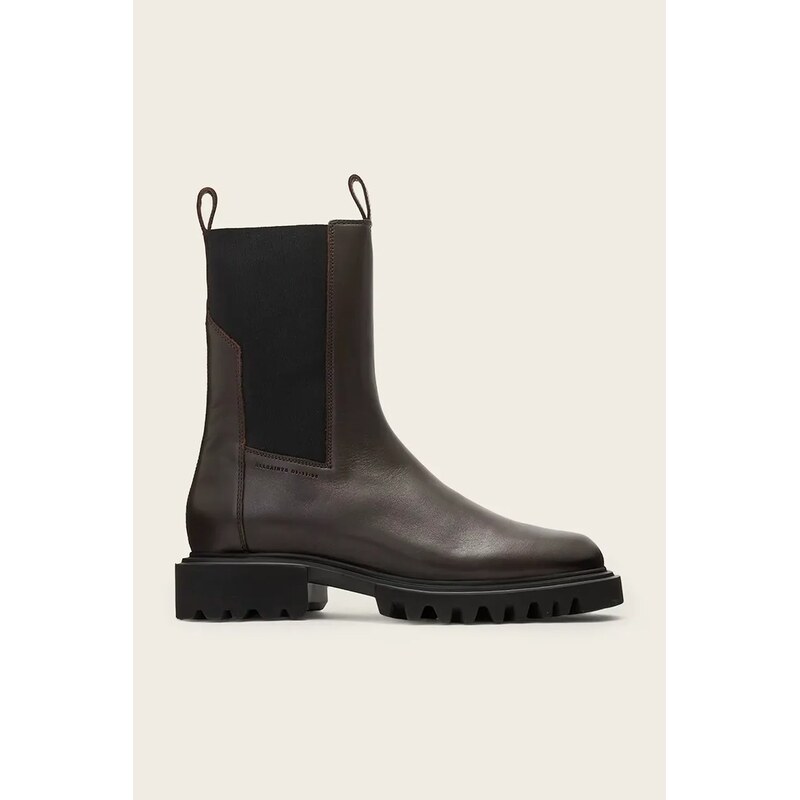 AllSaints Kožené kotníkové boty AllSaints HALLIE BOOT