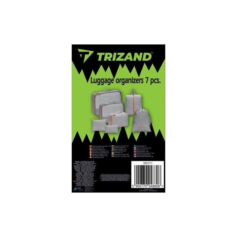 Cestovní organizér na kufr - 7 ks Trizand 23111 103724291