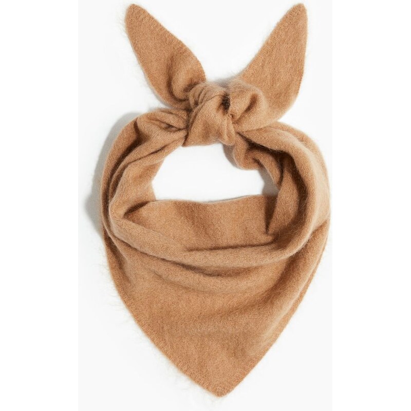 H&M - Trojcípá šála z mohérové směsi - béžová 109038580