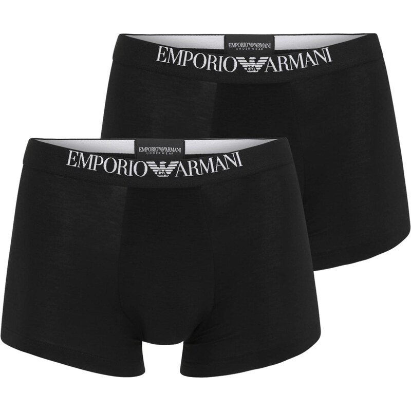 Emporio Armani Boxerky černá / bílá