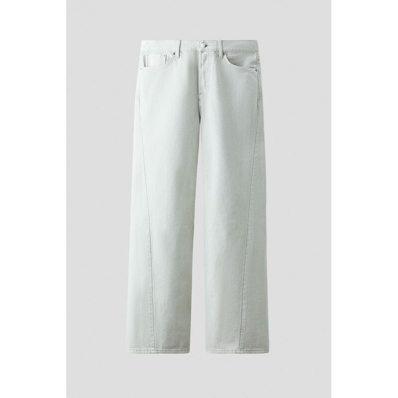 H&M - Loose Twisted Jeans - Bílá