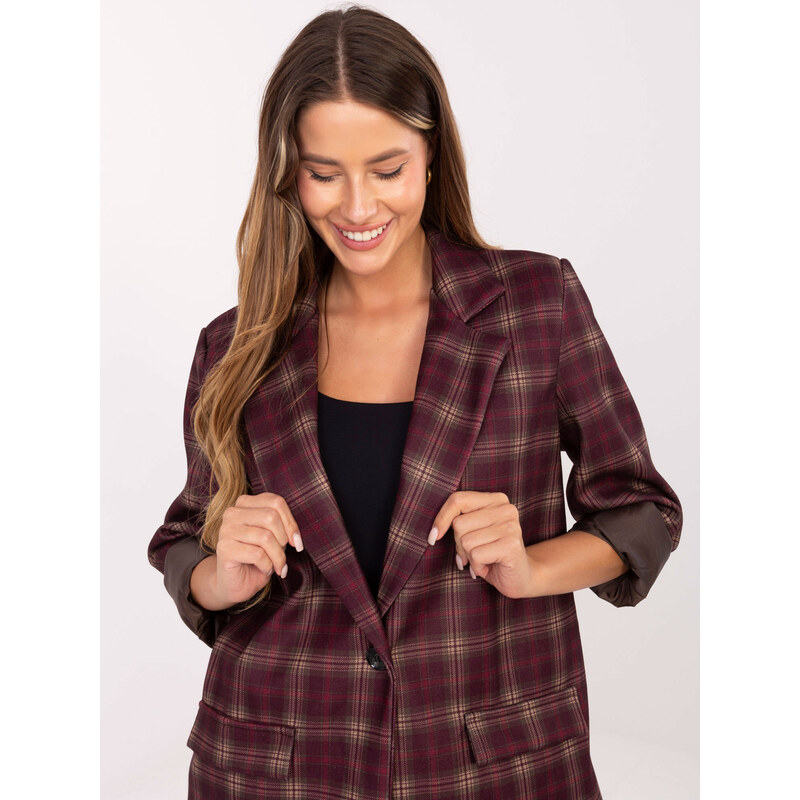 MODA ITALY Blazer-IT-MA-21739.16P-burgundy