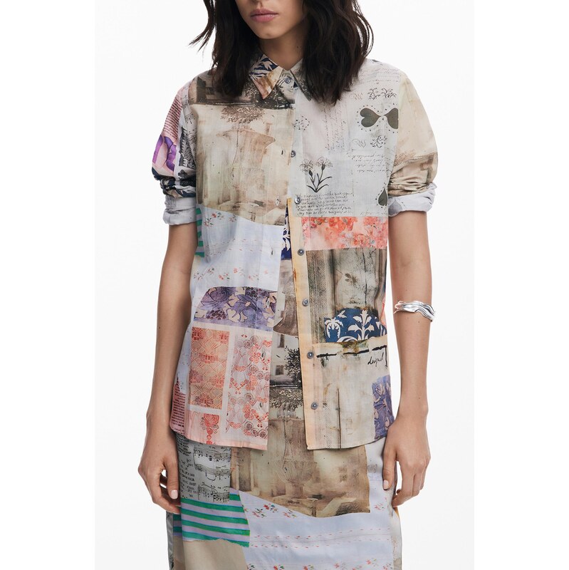 DESIGUAL Vzorovaná dámská košile 109069349