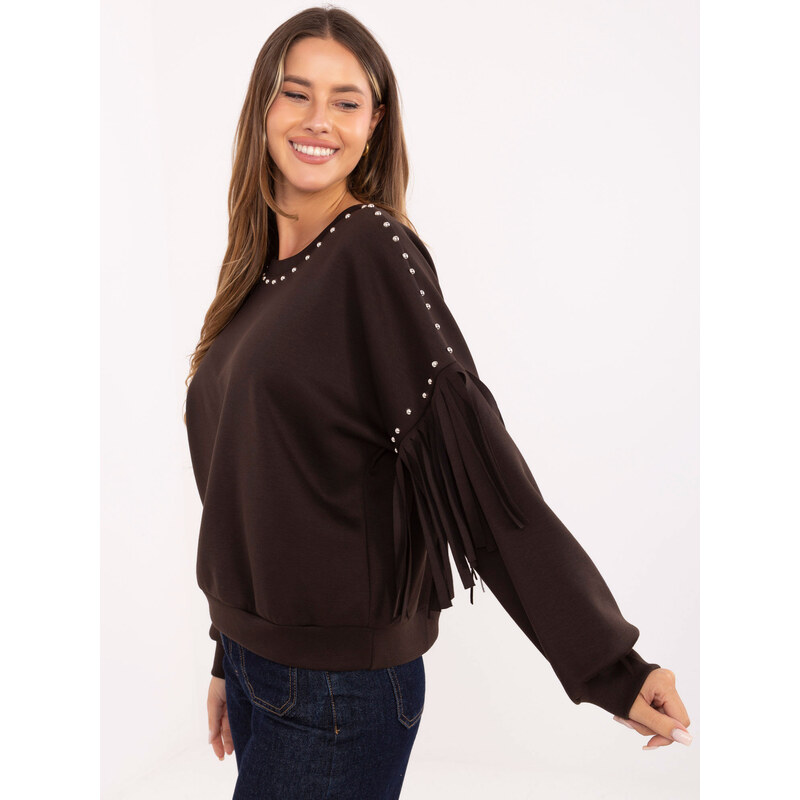 RUE PARIS Sweatshirt-IT-BL-21731.85-dark brown