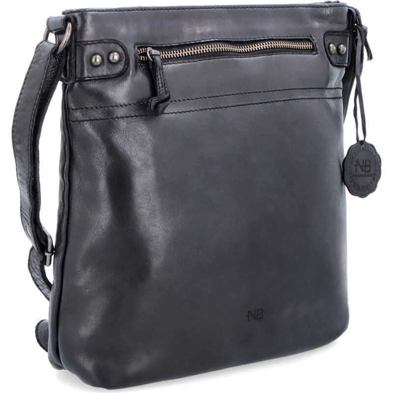 Kožená kabelka crossbody Noelia Bolger černá NB 2006 C