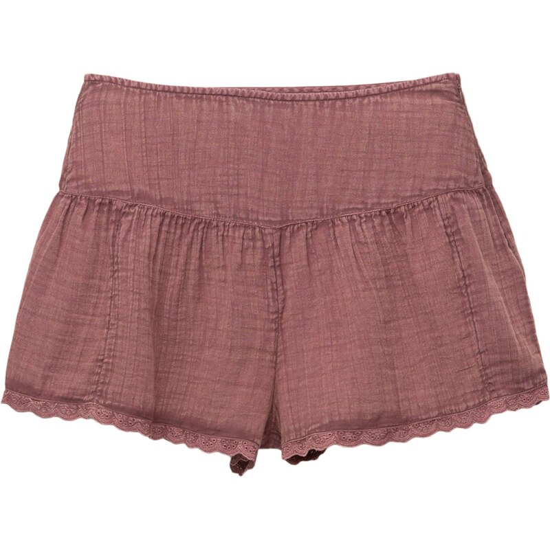 Pull&Bear Kalhoty burgundská červeň 109090695
