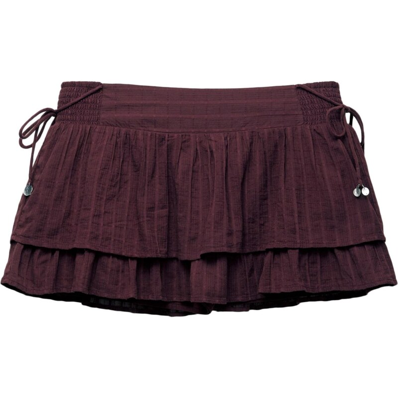 Pull&Bear Sukně burgundská červeň 109091182