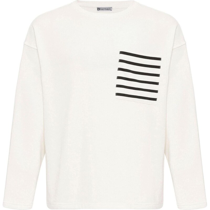 Dandalo Mikina černá / offwhite