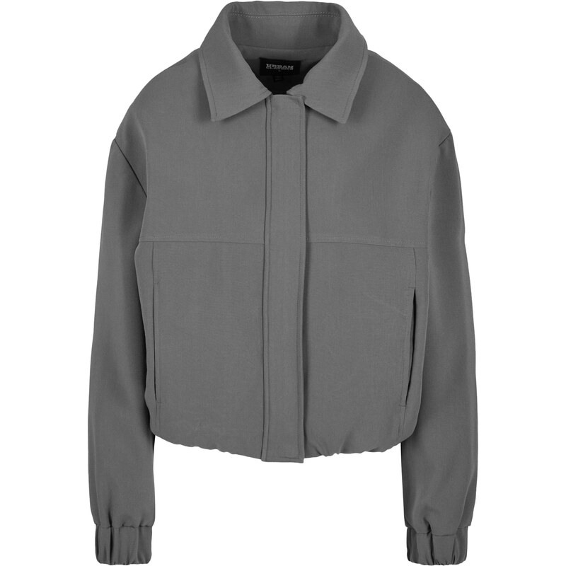Urban Classics Přechodná bunda   šedá džínová / tmavě šedá