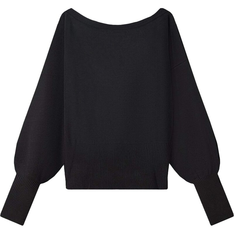 Bershka Svetr černá 109092163