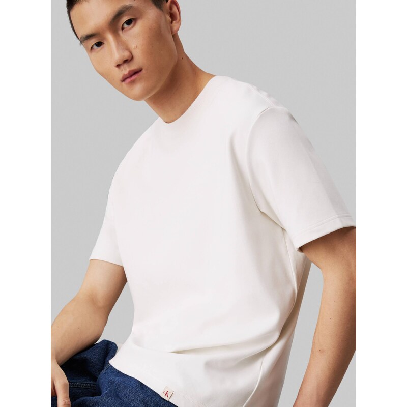 Calvin Klein pánské krémové tričko