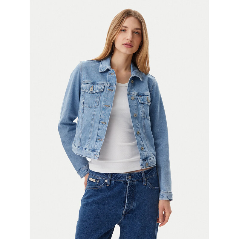 Tommy Jeans dámská modrá džínová bunda 109096289