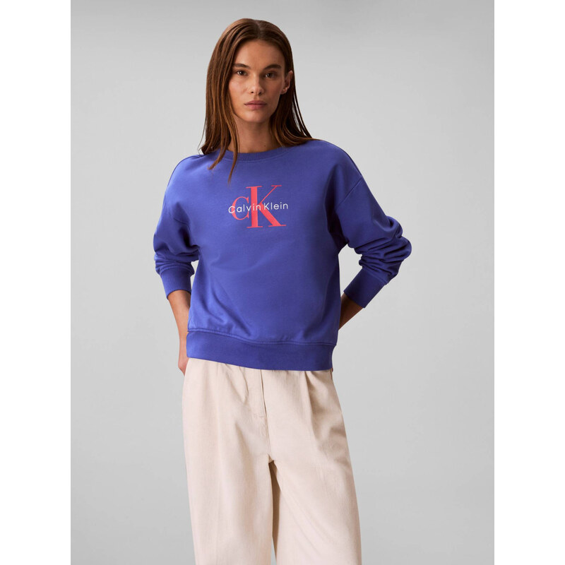 Calvin Klein dámská modrá mikina