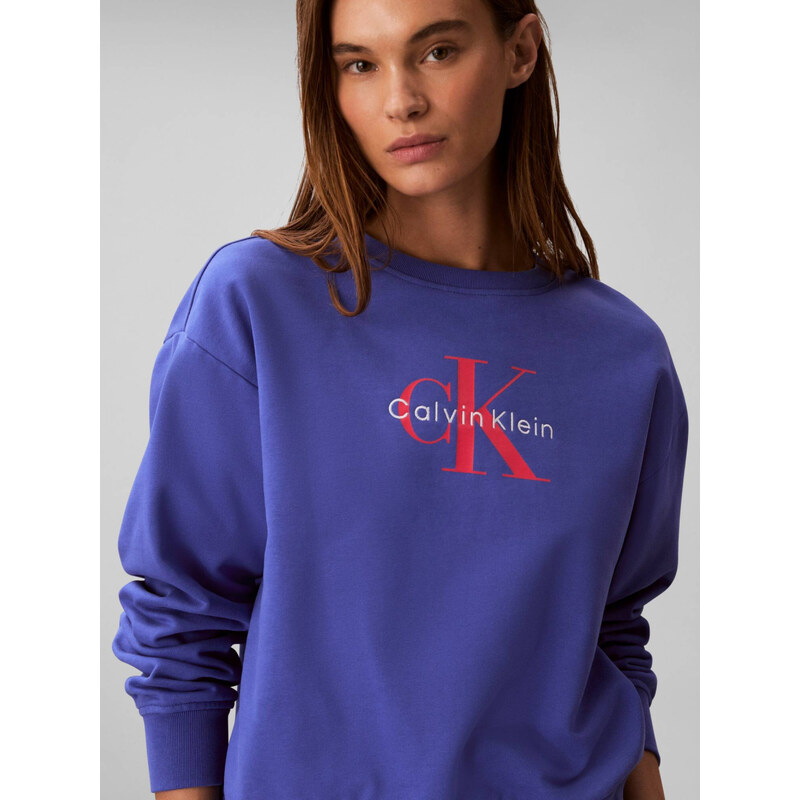 Calvin Klein dámská modrá mikina