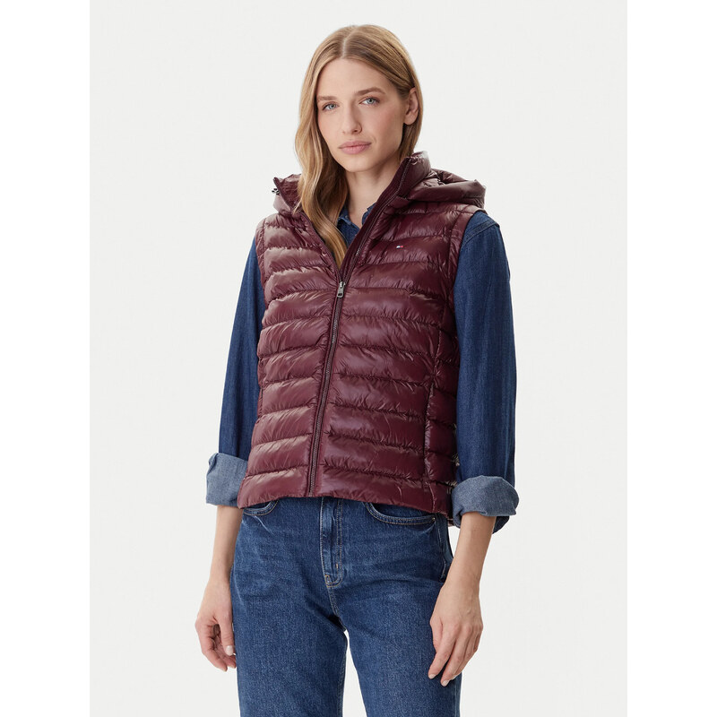 Tommy Hilfiger dámská bordová vesta 109096862
