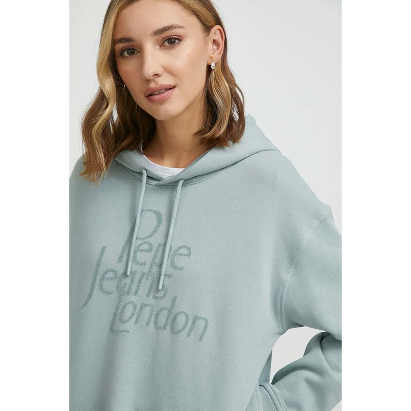Pepe Jeans damská mátová mikina HARRIET