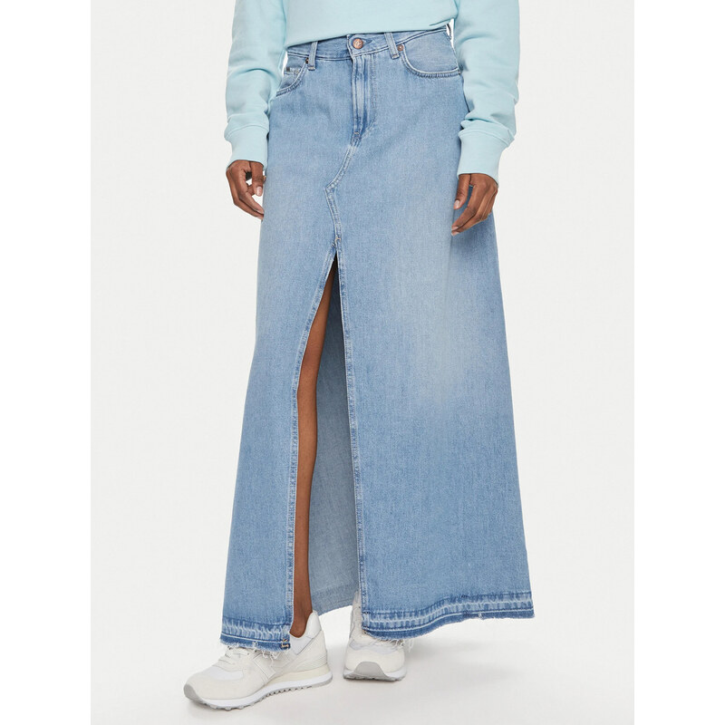 Pepe Jeans dámská modrá džínová sukně