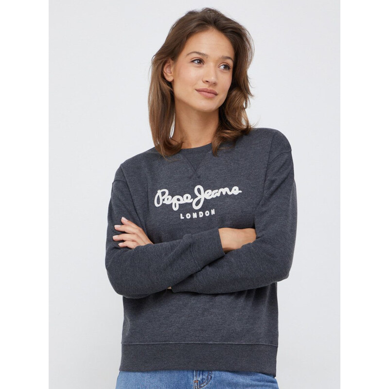 Pepe Jeans dámská šedá mikina