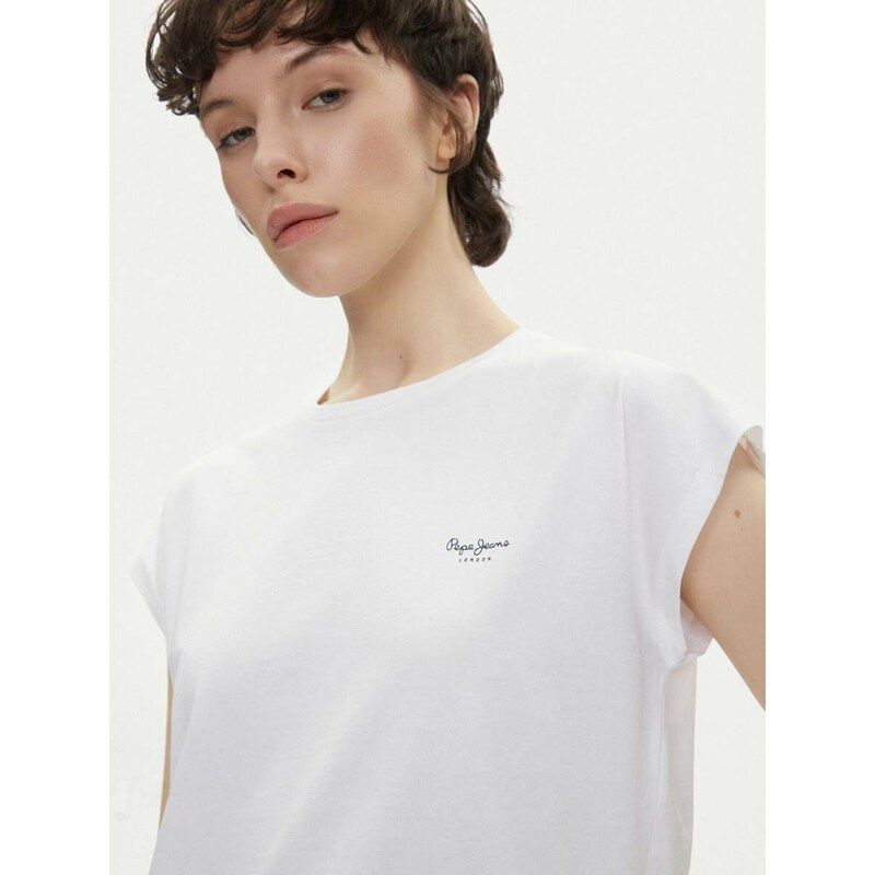 Pepe Jeans dámské bílé tričko Blooma