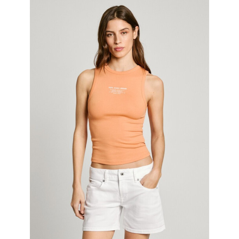 Pepe Jeans dámské oranžové tílko 109097149