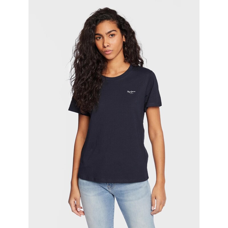 Pepe Jeans dámské tmavě modré tričko Wendy