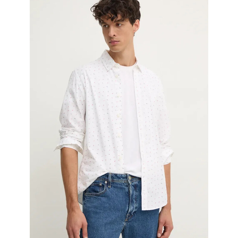 Pepe Jeans pánská bílá košile Meir