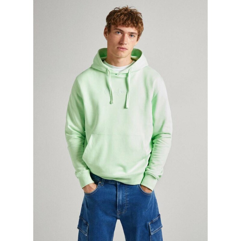 Pepe Jeans pánská světle zelená mikina JOE